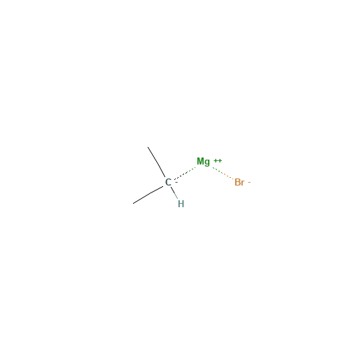 ISOPROPYLMAGNESIUM BROMIDE (CAS: 920-39-8) - Chemical Structure and Molecular Formula 