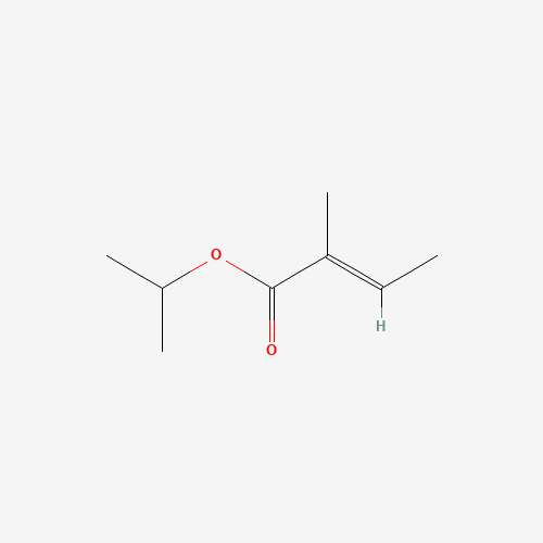 Isopropyl tiglate (CAS: 1733-25-1) - Chemical Structure and Molecular Formula 