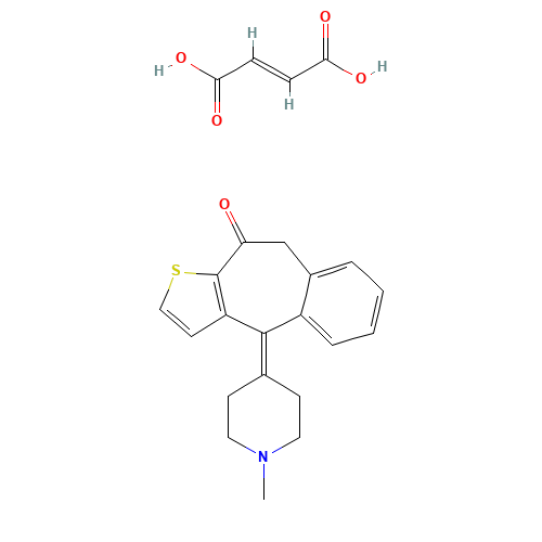 Ketotifen fumarate (CAS: 34580-14-8) - Related Chemical Product