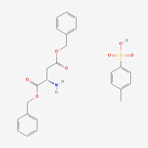 L-Aspartic acid dibenzyl ester 4-toluenesulfonate (CAS: 2886-33-1) - Chemical Structure and Molecular Formula 