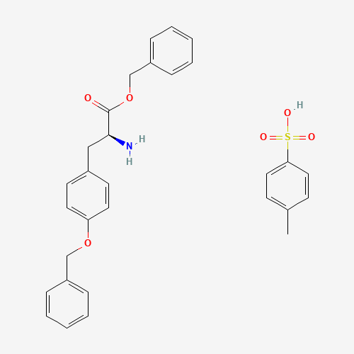 H-TYR(BZL)-OBZL P-TOSYLATE (CAS: 66009-35-6) - Chemical Structure and Molecular Formula 