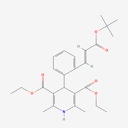 Lacidipine (CAS: 103890-78-4) - Chemical Structure and Molecular Formula 