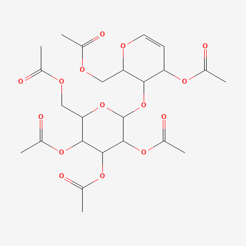 HEXA-O-ACETYL-LACTAL (CAS: 51450-24-9) - Chemical Structure and Molecular Formula 