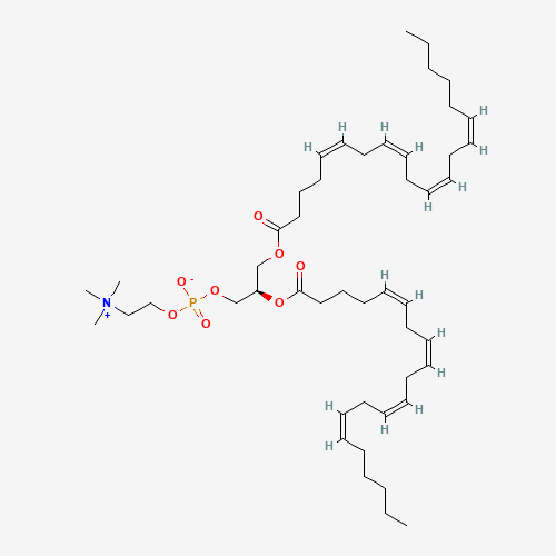 L-a-Lecithin-diarachidonoyl (CAS: 17688-29-8) - Chemical Structure and Molecular Formula 