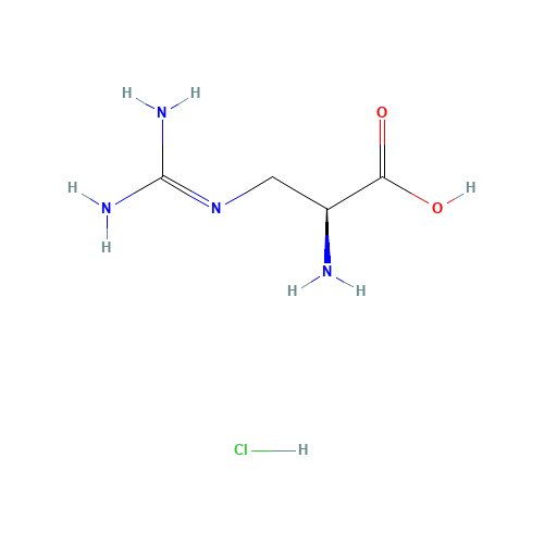 L-2-AMINO-3-GUANIDINOPROPIONIC ACID HYDROCHLORIDE (CAS: 1482-99-1) - Related Chemical Product