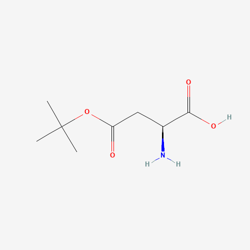 L-Aspartic acid 4-tert-butyl ester (CAS: 3057-74-7) - Chemical Structure and Molecular Formula 