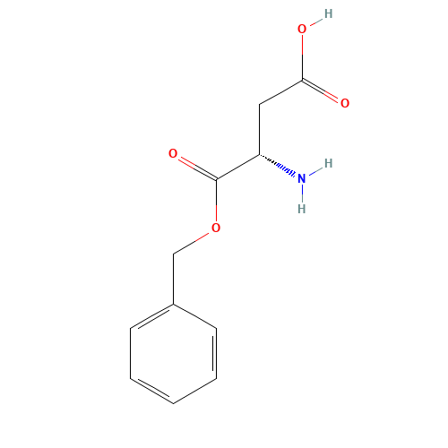 L-Aspartic acid benzyl ester (CAS: 7362-93-8) - Chemical Structure and Molecular Formula 