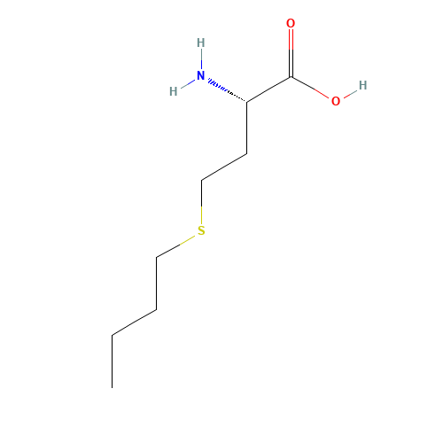L-BUTHIONINE (CAS: 13073-21-7) - Chemical Structure and Molecular Formula 