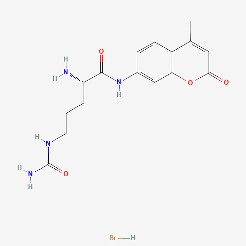 H-CIT-AMC HBR (CAS: 123314-39-6) - Chemical Structure and Molecular Formula 