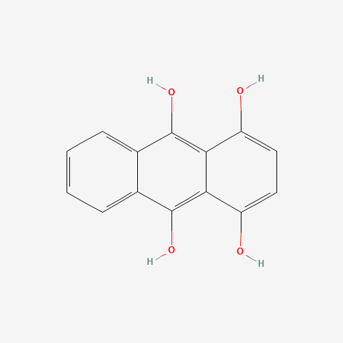 Anthracene-1,4,9,10-tetraol (CAS: 476-60-8) - Chemical Structure and Molecular Formula 