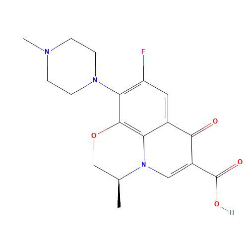 Levofloxacin hydrochloride (CAS: 100986-85-4) - Chemical Structure and Molecular Formula 
