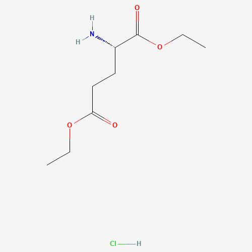 Diethyl L-glutamate hydrochloride (CAS: 1118-89-4) - Chemical Structure and Molecular Formula 