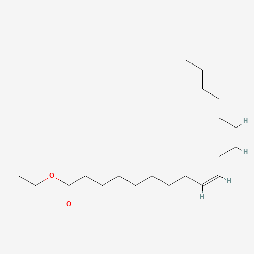 ETHYL LINOLEATE (CAS: 544-35-4) - Chemical Structure and Molecular Formula 