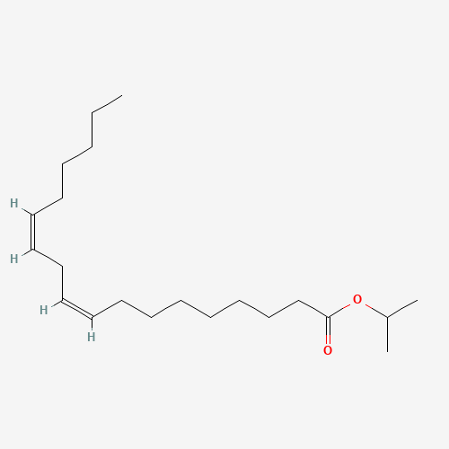ISOPROPYL LINOLEATE (CAS: 22882-95-7) - Chemical Structure and Molecular Formula 