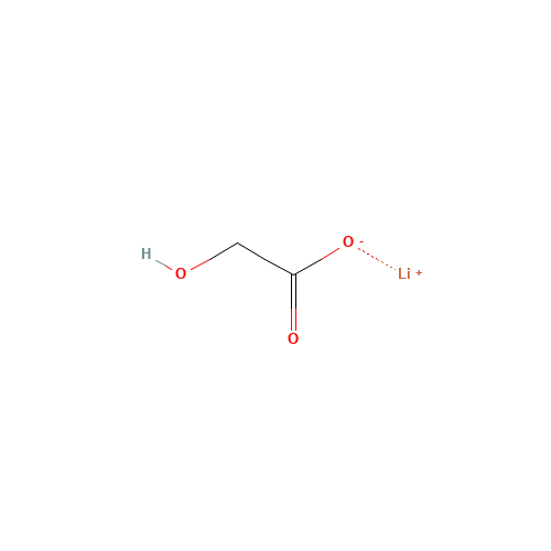 LITHIUM GLYCOLATE (CAS: 39663-84-8) - Chemical Structure and Molecular Formula 
