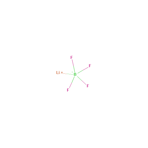Lithium tetrafluoroborate (CAS: 14283-07-9) - Chemical Structure and Molecular Formula 
