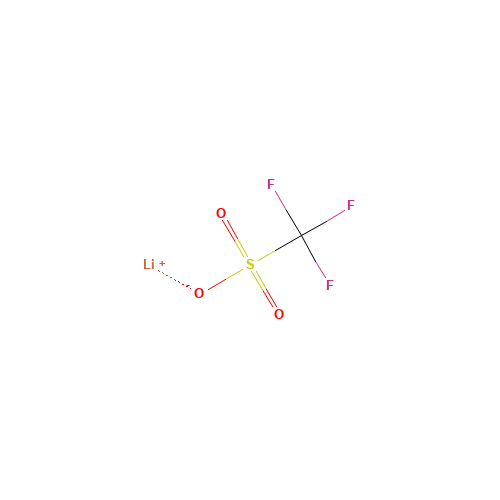 Lithium triflate (CAS: 33454-82-9) - Chemical Structure and Molecular Formula 