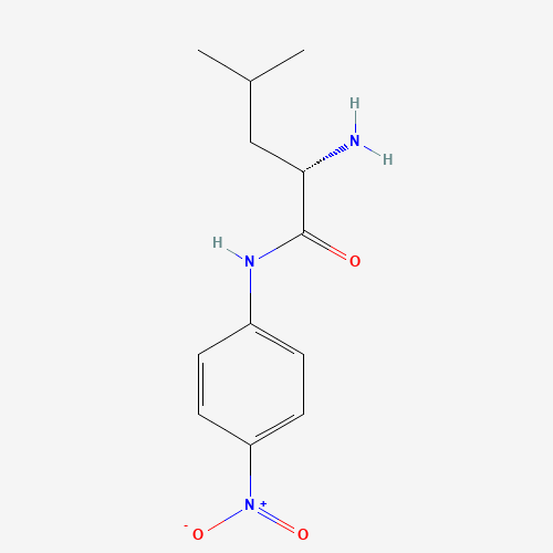 H-LEU-PNA (CAS: 4178-93-2) - Chemical Structure and Molecular Formula 
