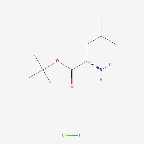 L-Leucine tert-butyl ester hydrochloride (CAS: 2748-02-9) - Chemical Structure and Molecular Formula 