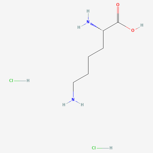 L-Lysine dihydrochloride (CAS: 657-26-1) - Chemical Structure and Molecular Formula 