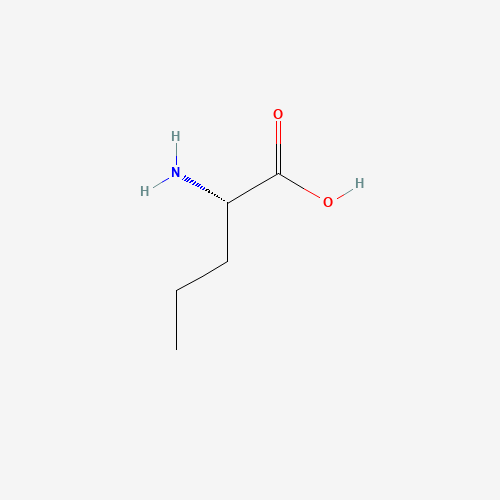 Norvaline (CAS: 6600-40-4) - Chemical Structure and Molecular Formula 