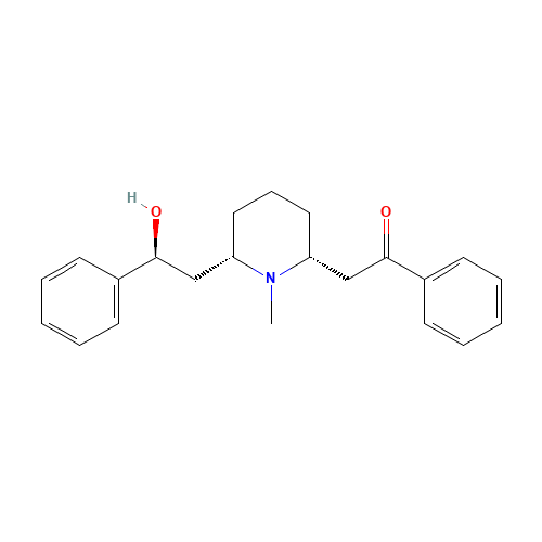 Lobeline (CAS: 90-69-7) - Chemical Structure and Molecular Formula 