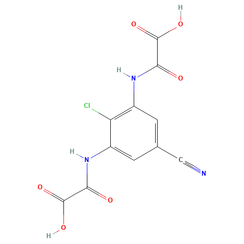 Lodoxamide (CAS: 53882-12-5) - Chemical Structure and Molecular Formula 