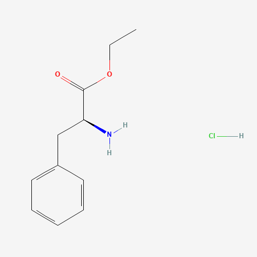 Ethyl L-phenylalaninate hydrochloride chemical structure Ethyl L-phenylalaninate hydrochloride (CAS: 3182-93-2) - Chemical Structure and Molecular Formula