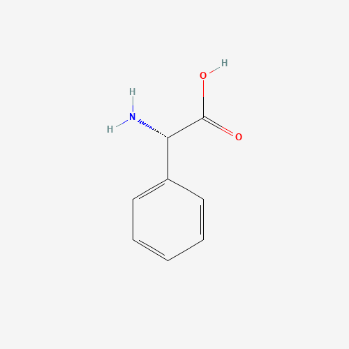 L-Phenylglycine (CAS: 2935-35-5) - Chemical Structure and Molecular Formula 