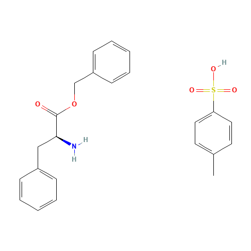 3-Phenyl-L-alanine benzyl ester 4-toluenesulphonate (CAS: 1738-78-9) - Chemical Structure and Molecular Formula 
