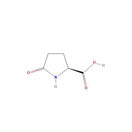 L-Pyroglutamic acid (CAS: 98-79-3) - Chemical Structure and Molecular Formula 