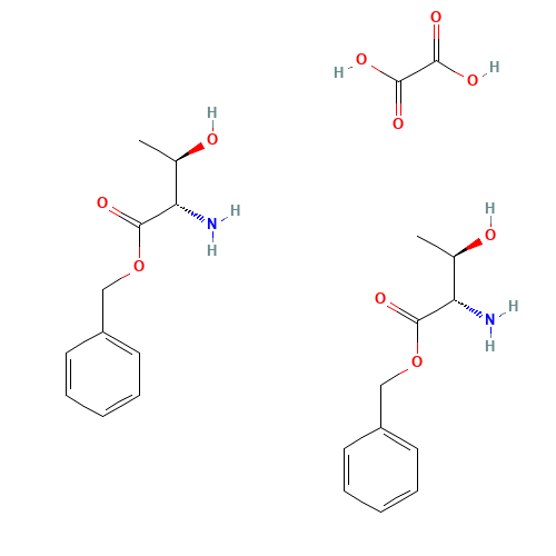 L-Threonine benzyl ester hemioxalate (CAS: 86088-59-7) - Chemical Structure and Molecular Formula 