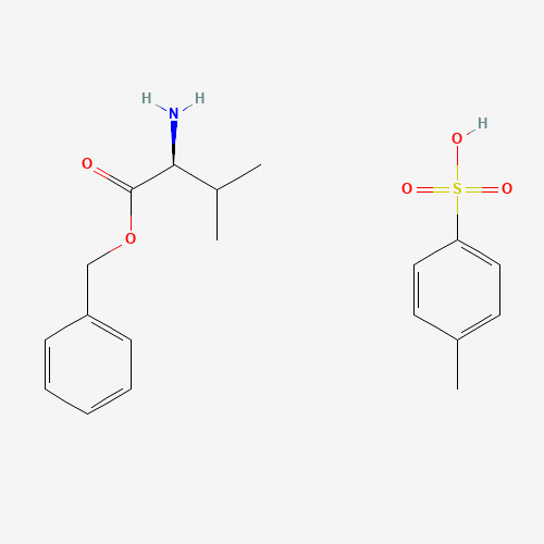 L-Valine benzyl ester 4-toluenesulfonate (CAS: 16652-76-9) - Chemical Structure and Molecular Formula 