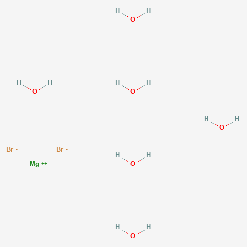Magnesium bromide hexahydrate (CAS: 13446-53-2) - Chemical Structure and Molecular Formula 