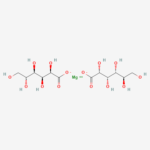 Magnesium gluconate (CAS: 3632-91-5) - Chemical Structure and Molecular Formula 
