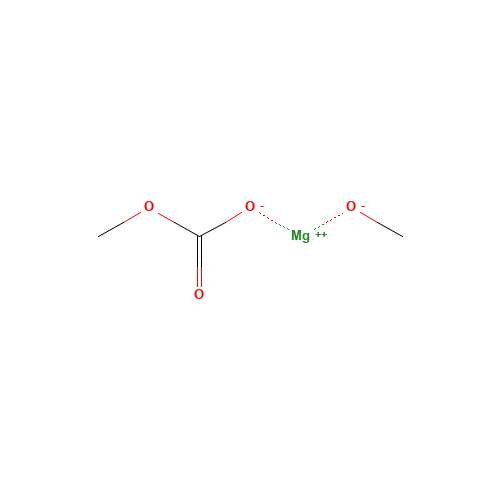 MAGNESIUM METHYL CARBONATE (CAS: 4861-79-4) - Chemical Structure and Molecular Formula 