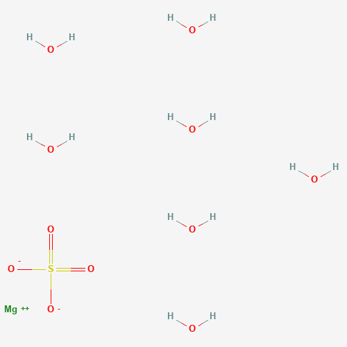 Magnesium sulfate (CAS: 10034-99-8) - Chemical Structure and Molecular Formula 
