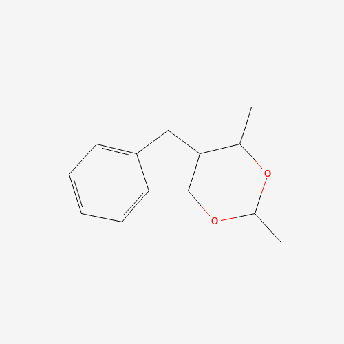 2,4-dimethyl-4,4a,5,9b-tetrahydroindeno[1,2-d]-1,3-dioxin (CAS: 27606-09-3) - Chemical Structure and Molecular Formula 