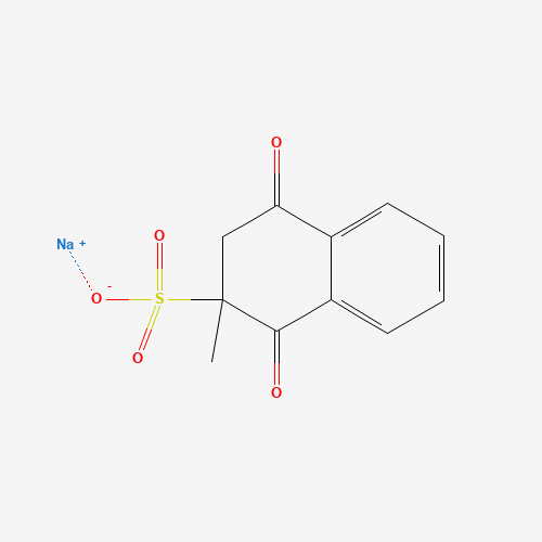 Menadione sodium bisulfite (CAS: 130-37-0) - Chemical Structure and Molecular Formula 