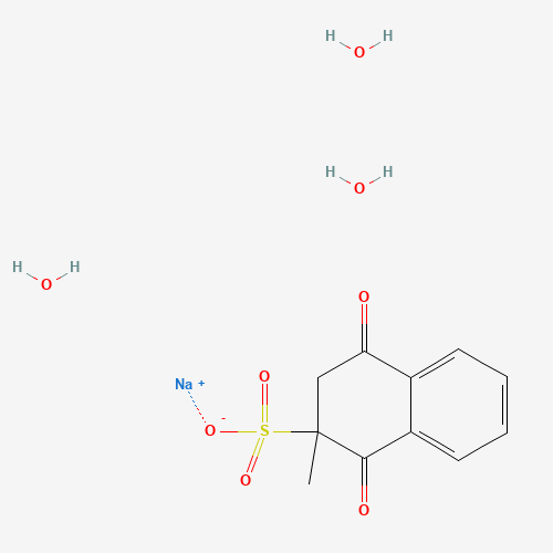 Menadionesodiumdisulfite (CAS: 6147-37-1) - Chemical Structure and Molecular Formula 