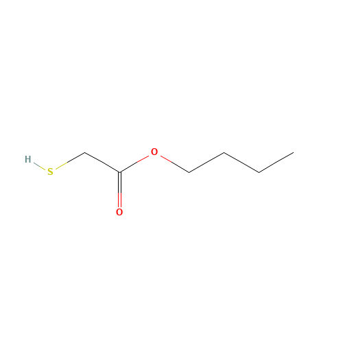 THIOGLYCOLIC ACID N-BUTYL ESTER (CAS: 10047-28-6) - Chemical Structure and Molecular Formula 