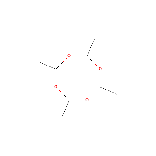 Metaldehyde (CAS: 108-62-3) - Chemical Structure and Molecular Formula 