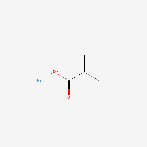 SODIUM METHACRYLATE (CAS: 5536-61-8) - Chemical Structure and Molecular Formula 