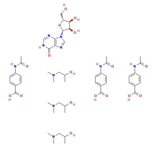 ISOPRINOSINE (CAS: 36703-88-5) - Chemical Structure and Molecular Formula 