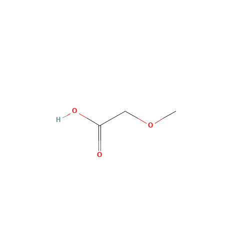 Methoxyacetic acid (CAS: 625-45-6) - Chemical Structure and Molecular Formula 