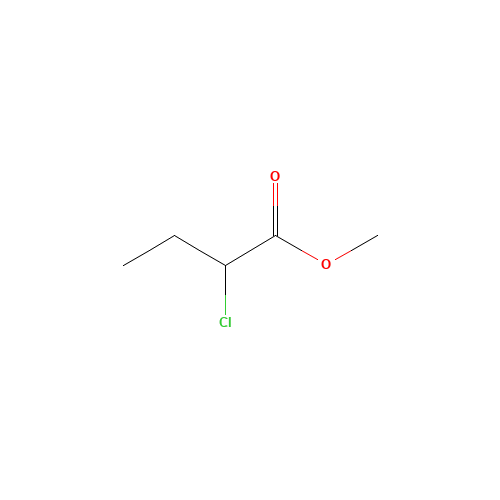 METHYL 2-CHLOROBUTYRATE (CAS: 26464-32-4) - Chemical Structure and Molecular Formula 