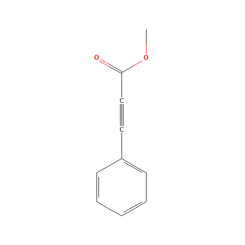 METHYL PHENYLPROPIOLATE (CAS: 4891-38-7) - Chemical Structure and Molecular Formula 