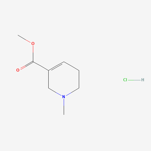 ARECOLINE HYDROCHLORIDE (CAS: 61-94-9) - Chemical Structure and Molecular Formula 