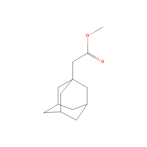 METHYL 2-(1-ADAMANTYL)ACETATE (CAS: 27174-71-6) - Chemical Structure and Molecular Formula 
