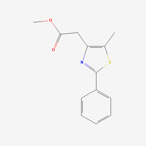 METHYL 2-(5-METHYL-2-PHENYL-1,3-THIAZOL-4-YL)ACETATE (CAS: 175136-29-5) - Related Chemical Product